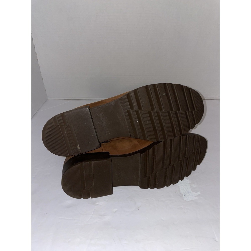 Sorel Waterproof Women's Emelie II Chelsea Bootie In Dark Amber/Tobacco Size 11 - Picture 9 of 13